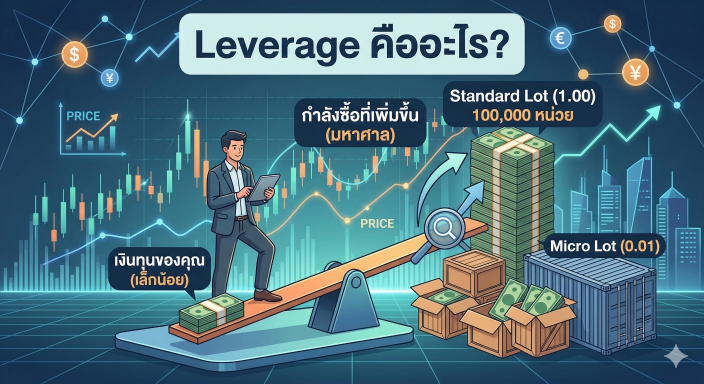 Leverage (เลเวอเรจ) คืออะไร? ดาบสองคมที่ต้องระวัง